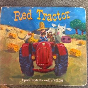 Red Tractor Adventure Book for Kids